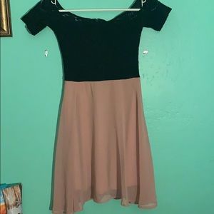 Off the shoulder dress